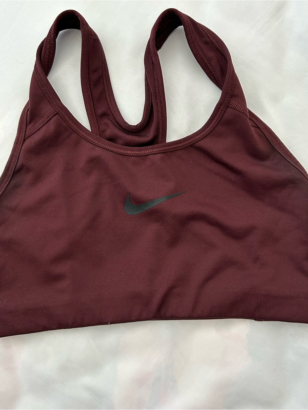 Nike maroon sports bra xs - Picture 2 of 11